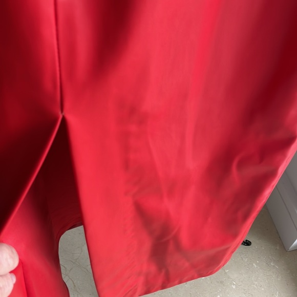 RED FAUX LEATHER DRESS - Picture 8 of 11